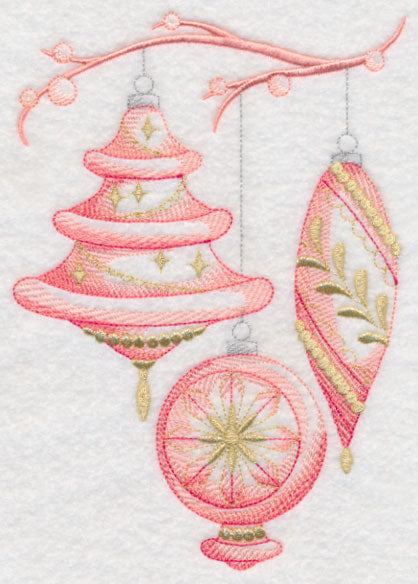 Christmas Boutique Ornaments (Toile)