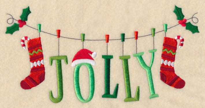 Holly Jolly Clothesline