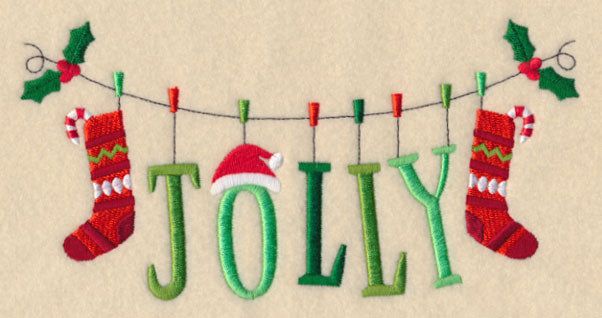 Holly Jolly Clothesline