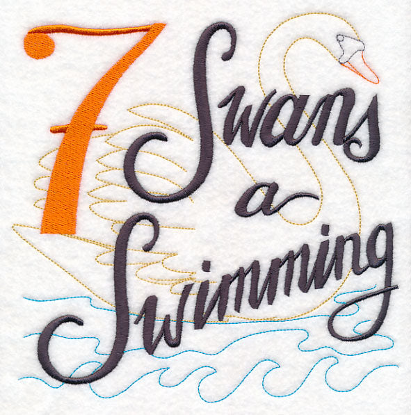 12 Days Boutique - Swans a Swimming
