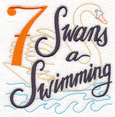 12 Days Boutique - Swans a Swimming