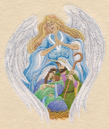 Heavenly Angel and Holy Family