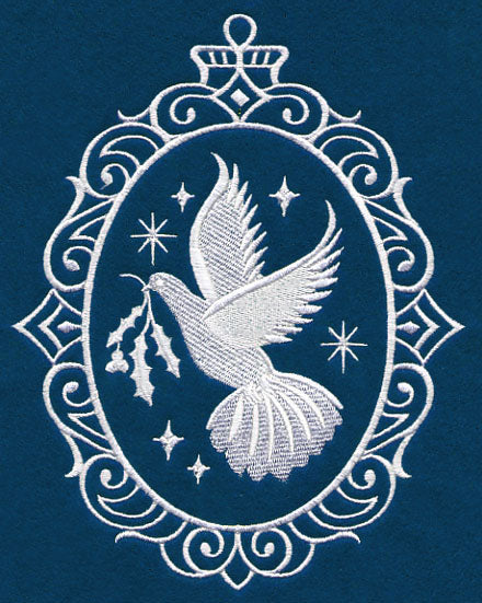 Dove Cameo (Whitework)