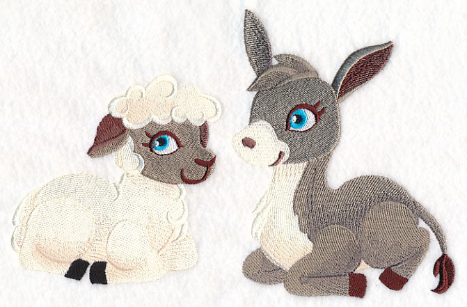 Playful Christmas Pageant Animals