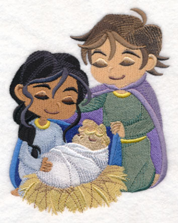 Playful Christmas Pageant Holy Family