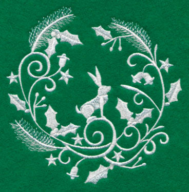 Winter Wonderland Rabbit (Whitework)