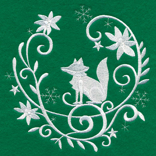 Winter Wonderland Fox (Whitework)