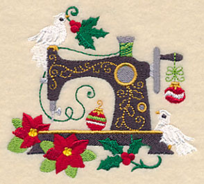 Christmas Sewing Machine