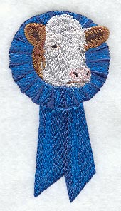 Cow & Prize Ribbon