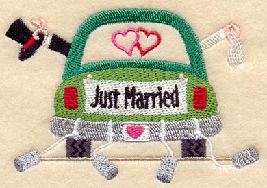 Just Married Car