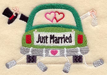 Just Married Car