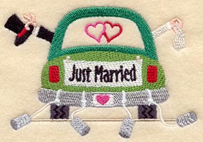 Just Married Car