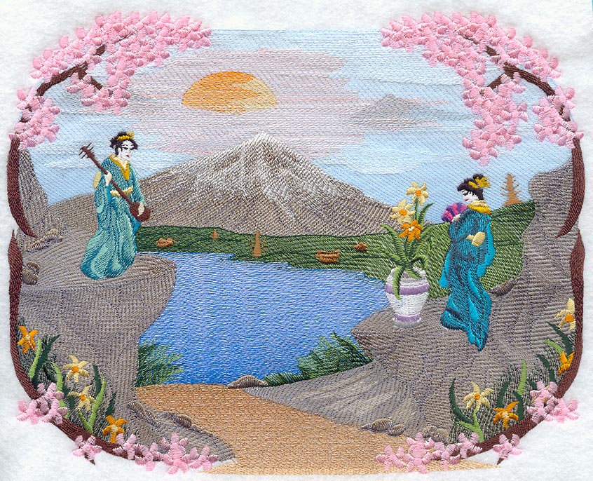 Japanese Geisha Scene