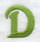 Victorian Letter D (3 Inch)