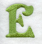 Victorian Letter E (3 Inch)
