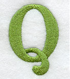 Victorian Letter Q (3 Inch)