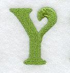 Victorian Letter Y (3 Inch)