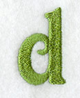 Victorian Lower Case Letter d (3 Inch)