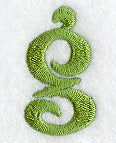 Victorian Lower Case Letter g (3 Inch)