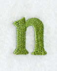 Victorian Lower Case Letter n (3 Inch)