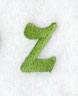 Victorian Lower Case Letter z (3 Inch)