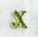 Victorian Lower Case Letter x (3 Inch)