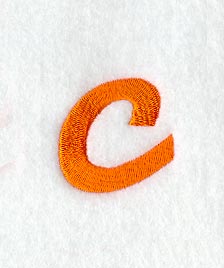 Cayman Lower Case Letter c (3 Inch)