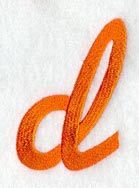 Cayman Lower Case Letter d (3 Inch)