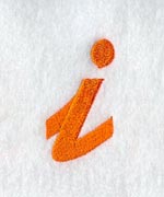 Cayman Lower Case Letter i (3 Inch)