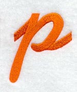 Cayman Lower Case Letter p (3 Inch)