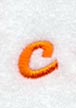 Cayman Lower Case Letter c (3 Inch)