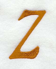 Cheshire Letter Z (3 Inch)