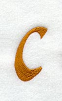 Cheshire Lower Case Letter c (3 Inch)