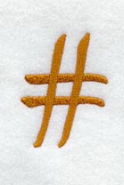 Cheshire Number Sign (3 Inch)