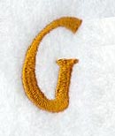 Cheshire Letter G (3 Inch)