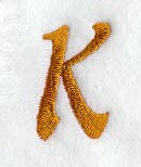 Cheshire Letter K (3 Inch)