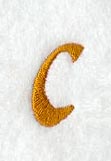 Cheshire Lower Case Letter c (3 Inch)