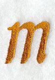 Cheshire Lower Case Letter m (3 Inch)