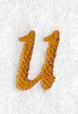Cheshire Lower Case Letter u (3 Inch)
