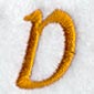 Cheshire Letter D (3 Inch)