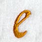 Cheshire Lower Case Letter e (3 Inch)