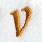 Cheshire Lower Case Letter v (3 Inch)