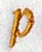 Cheshire Lower Case Letter p (3 Inch)