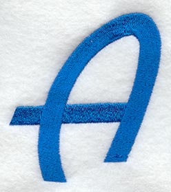 City Script Letter A (3 Inch)