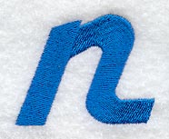 City Script Lower Case Letter n (3 Inch)