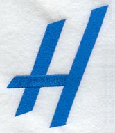 City Script Letter H (3 Inch)