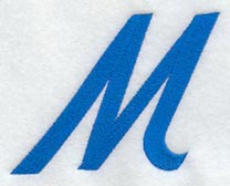 City Script Letter M (3 Inch)