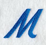 City Script Letter M (3 Inch)