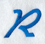 City Script Letter R (3 Inch)