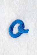 City Script Lower Case Letter o (3 Inch)